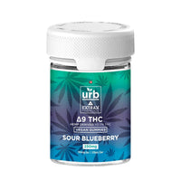 Urb Delta 9 THC 250MG Gummies: Sour Blueberry